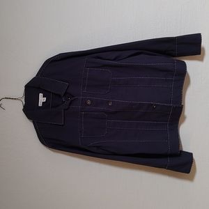 Beautiful Navy Coldwater Creek "Jean Jacket"